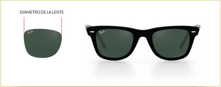 Tamaños de 2025 lentes ray ban